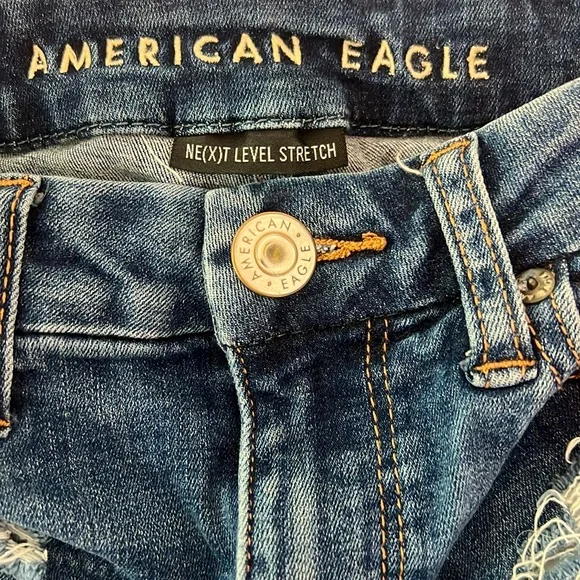 High Rise Jean Shorts - Picture 3 of 4